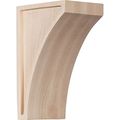 Ekena Millwork Corw03xx06lwrw-case-2 Inch W X 3 1 2 D 6 H Small Lawson Wood Corbel Rubberwood 2-pack 