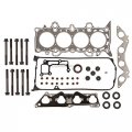 Domestic Gaskets Dg-8614915808 Graphite Head Gasket Set Bolts Compatible With Replacement For 01-05 Hoda Civic 1 7l Vtec Sohc