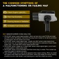 Ocpty Mass Air Flow Sensor Meter Maf Afm Fits For Ford Excursion F250 Super Duty F350 F450 F550 98ab12b579ga Af10129