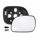X Autohaux Car Rearview Left Driver Side Heated Mirror Glass Replacement W Backing Plate For Dodge Caravan Chrysler Town