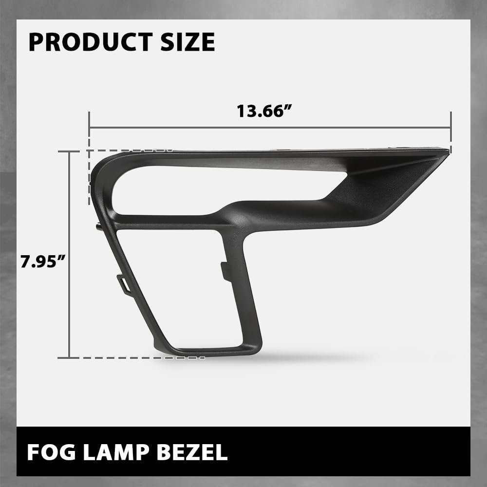 Pair Front Fog Light Cover Lamp Bezel For Ford Explorer 2018 2019 Lh Driver Rh Passenger Side 2pcs Fo1039181 Fo1038181
