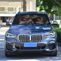 Oarencol Skull Red Eyes Black Car Windshield Sun Shade Foldable Uv Ray Visor Protector Sunshade To Keep Your Vehicle Cool 55 X