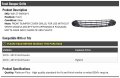 Front Bumper Cover Grille Compatible With 2010-2012 Ford Fusion