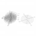 Cooling Fans Parts Grill Finger Guard For 85 Mm X Case Fan 5 Peice 
