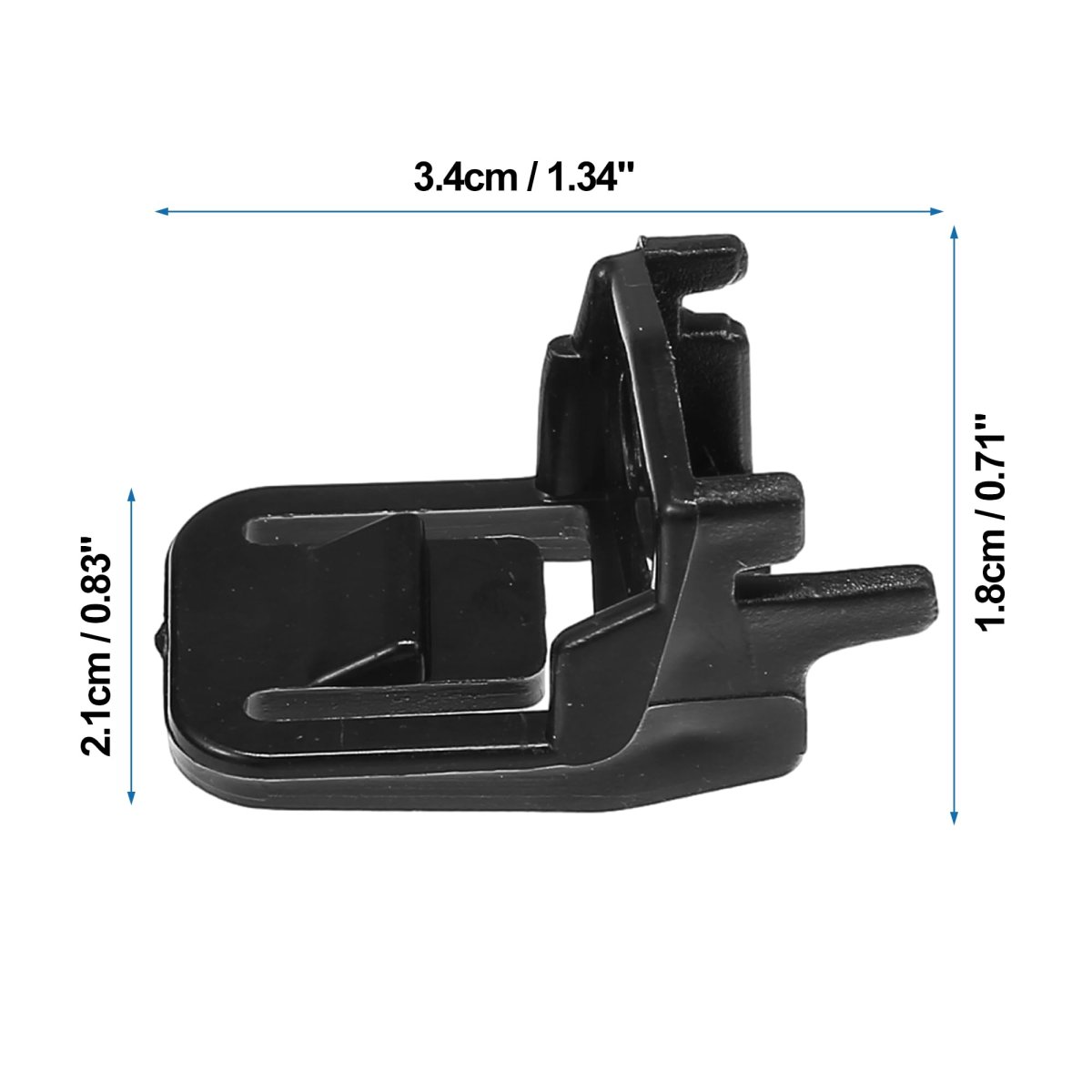 2 Pcs Black Front Left Side Headlight Clip No 33155-tea-t01 33155-tba-a01 For Honda Civic 2016-2020