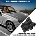 Hihaha 211-832-00-84 Hvac Heater Control Valve For Mercedes-benz E 350 2006-2009 550 2007-2009 Water Durable Plastic 1 Pc Black