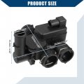 Hihaha 211-832-00-84 Hvac Heater Control Valve For Mercedes-benz E 350 2006-2009 550 2007-2009 Water Durable Plastic 1 Pc Black