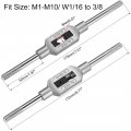 Uxcell Adjustable Tap Wrench Handle For Metric M1-m10 W1 16-3 8s Thread Tap Holder Reamer Hand Tapping Tool Machinist Repair