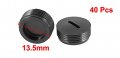 Uxcell 13 5mm Dia Thread Plastic Motor Carbon Brush Holder Cap Cover 40 Pcs