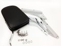 Chrome Backrest Sissy Bar With Leather Pad For Magna 750 Vf750 And 250 Vf250 17 In Height Flame Plate Mounting Hardware 