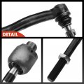 A-premium Set Of 4 Front Inner Outer Tie Rod End Kit Compatible With Nissan Frontier 2005-2019 Pathfinder 2005-2012 Xterra