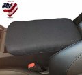 Car Console Covers Plus Designed For Ford Edge 2015-2024 Hand Neoprene Auto Armrest Center Cover Protector Black