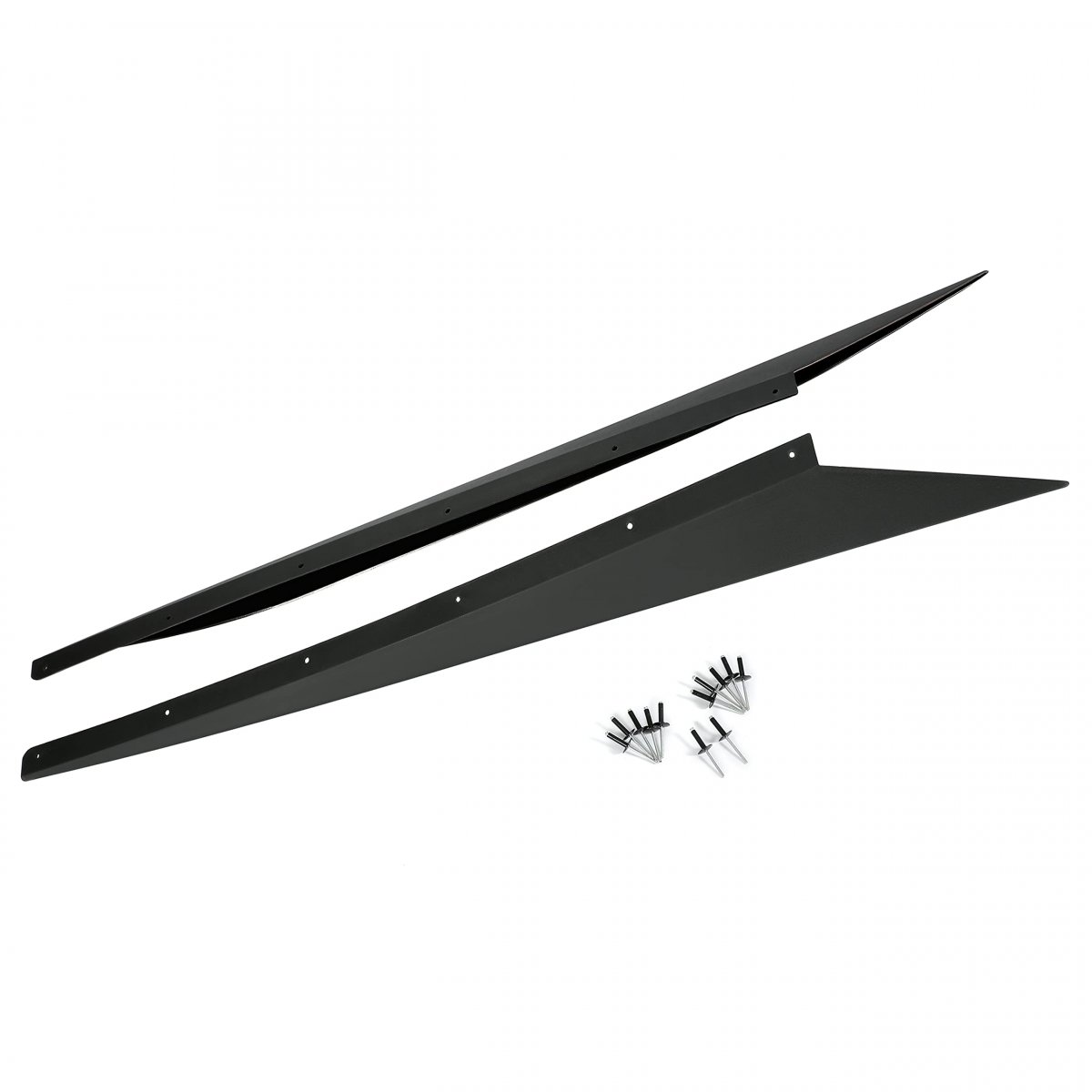 Side Skirt Rocker Panel Trim Guard Extensions For 2020 Plus Chevrolet Corvette C8 Stingray Replacement Body Kit Pair Unpainted