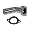 Coolant Thermostat Housing For Ford Econoline 1999 2000 2001 Metal Natural 45 Degrees Neck Angle 1 625 In Outside Diameter Alx 