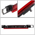 Auto Dynasty Red Housing Led 3rd Third Rear High Mount Brake Stop Light Lamp Compatible With Chevy Equinox Gmc Terrain 10-17