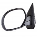 Ocpty Driver Side View Mirror Compatible With 2007-2013 For Chevy Silverado 1500 2500 Hd 3500 Metallic Finish Power Folding