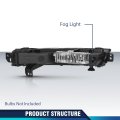 Front Fog Light Lamp Driver Left Side For Land Rover Range Sport 2018-2022 Fit 2018-2021 Lr142091 Lr098343 Clear Lens Black