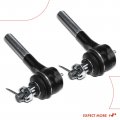 A-premium 2 X Front Outer Tie Rod Ends Compatible With Dodge Ram 1500 Van 2500 3500 B100 200 300 350 D100 150 400 C Ramcharger