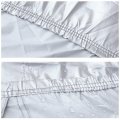 Uxcell Yxl Silver Tone 190t Car Cover Outdoor Weather Waterproof Scratch Rain Snow Heat Resistant W Mirror Pocket 525 X 190