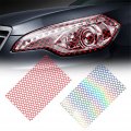 Zcargel Honeycomb Light Stickers For Car Reflecting Material Lamp Fashion Creative Square Reflective Decorative Decal Suv Rv