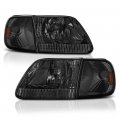 Chrome Smoke Oe-style Headlight Turn Signal Side Marker Lamp Assembly For 1997-2003 Ford F150 Pickup Truck Expedition Driver 