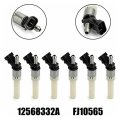 12568332a Fj503 217-3028 16-9706 Fj105 4g1887 240408 217-3252 Bwd63885 Fj10565-11b1 6pcs New Fuel Injectors 217-1516 Fj10565