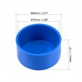 Uxcell 75mm Pvc Pipe Cap Fitting Slip End Caps Dwv Drain Waste Vent Irrigation Swimming Pool Sound Deadening Blue 6pcs