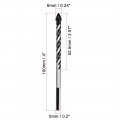 Uxcell 5pcs 6mm Triangle Tip Drill Bit For Drilling In Ceramic Glass Tile Concrete Brick Wood And Marble