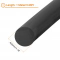 Uxcell Nitrile Rubber Seal Strip 30mm 18 Diameter X 1 Meter 3 28ft Long Round Solid Weather Stripping For Reduce Noise Shock