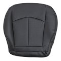 Front Passenger Side Bottom Replacement Seat Cover Black Microfiber Leather For Mercedes Benz E63 E280 E300 E320 E350 E500 E550 