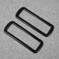 Interior Rear Seat Air Condition Vent Outlet Cover Trim For Toyota Highlander 2020 2021 2022 2023 2024 2025 2026 Carbon Fiber