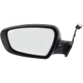 Door Mirror Driver Side For Kia Forte Forte5 2014 2015 2016 Power Folding Heated With Puddle Light And Signal Paintable 