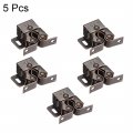 Uxcell Cabinet Door Double Roller Catch Ball Latch With Prong Copper Tone 5pcs