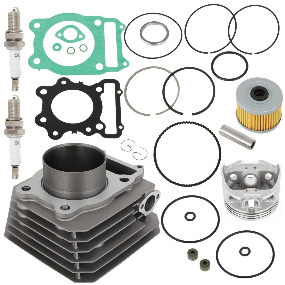 Cylinder Piston Gasket Top End Rebuild Kit 12000-hc4-000 12100-hc4-000 For Honda Trx300 Fourtrax And Trx300fw 4x4 1988 2000