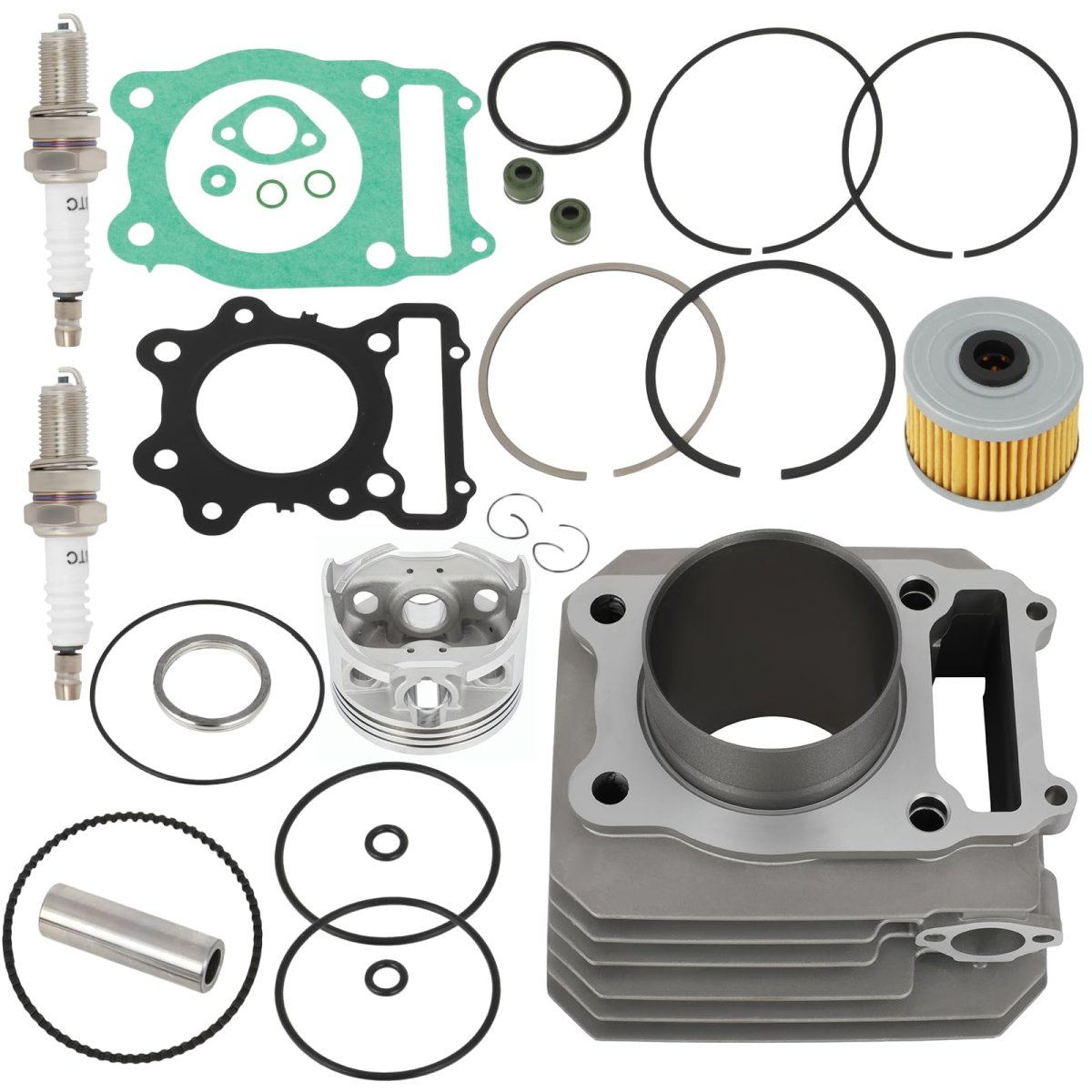 Cylinder Piston Gasket Top End Rebuild Kit 12000-hc4-000 12100-hc4-000 For Honda Trx300 Fourtrax And Trx300fw 4x4 1988 2000