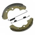 Caltric Front Brake Shoes Compatible With Kawasaki Mule 3010 Kaf620 1993 2001 2002 2003 2004 2005 2006 2007 2008
