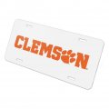 Clemson University Secondary Logo Novelty Metal Vanity Tag License Plate