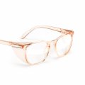 Stoggles Official Square Z87 1 Certified Safety Glasses Anti-fog Blue Light Blocking Medium Peach