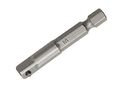 Drill America Insbh-238 Stainless Steel Magnetic Bit Holder For Insert Bits High Speed Uncoated Bright Finish 118 Degree Right 