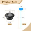 6pcs Desk Grommets 11 16 18mm Abs Plastic Cable Hole Cover Wire Cord Organizer With Marked Ties For Home Office Desktop