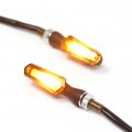 Mc Motoparts Wizard Cob Led Chips Amber Turn Signal Light Signalsing Running Singal Light Waterproof 12v 