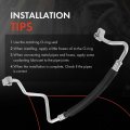 A-premium A C Discharge Line Hose Assembly Compatible With Mitsubishi Montero 1995-2000 3 0l 5l Compressor To Condenser
