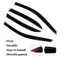Outside Mount Window Wind Deflectors Replacement For 2003-2007 Honda Accord Visors Rain Guard 4pieces