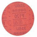 3m Hookit Red Abrasive Disc 01300 5 In 120 Grit No Hole Pack Of 50 For Auto Sanding Primer E-coat