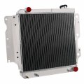 Alloyworks 3 Row Full Aluminum Radiator For 1987-2006 1988 Jeep Tj Yj Wrangler Chevy V8 