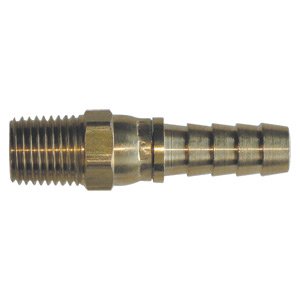 1/4 Inch FPT Female x 3/8 Inch Barb FF46 Brass Barb Connector 