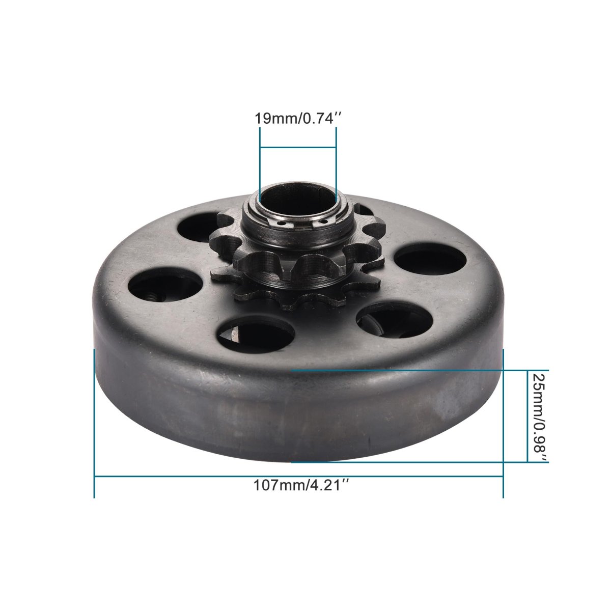 Centrifugal Clutch 3 4 Bore 10t 40 41 420 Chain Replacement For Baja Go Powersports Kart Mini Bike