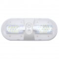 Mallofusa Rv Led Dome Light With 2-way Switch Car Ceiling Camper Trailer Marine Lamp 2 Wedge Base 18-21 Lum 12v