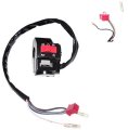 Handlebar Switch Lh 3 Pins In 6 Pin Male Jack 2 Wires 