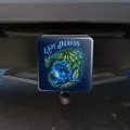 Lady Dragon Slayer Motorcycle Biker Tow Trailer Hitch Cover Plug Insert